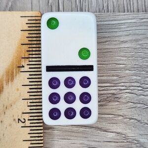 2:9 Replacement Dominoes Large Dot Shiny Color 2 X 1 X 5/8th